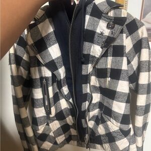 Maurices Navy Quilted Jacket